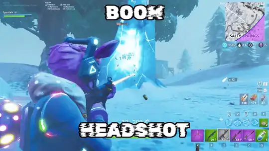 Boom Headshot animated clip with BOOM HEADSHOT in the Rubik Glitch font